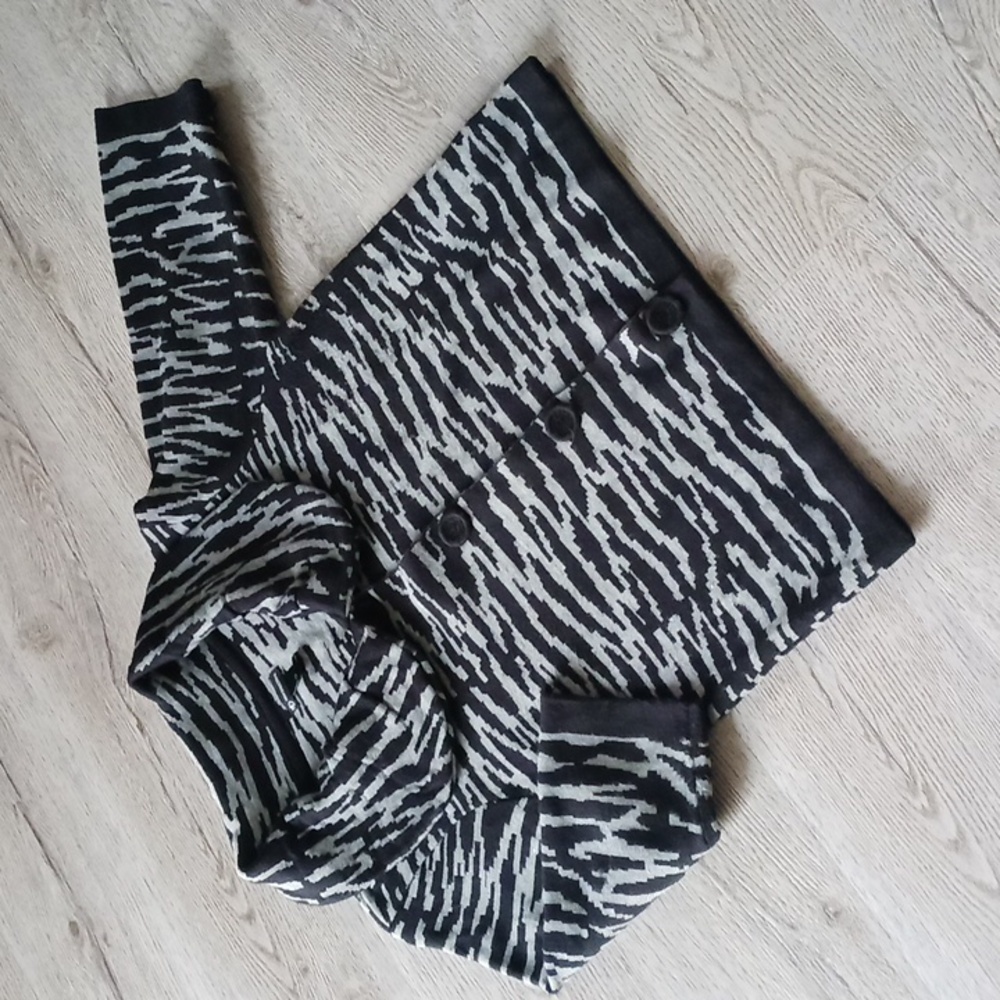 New Directions PL Animal Print Cardigan with Peter Pan Collar